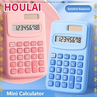 HOULAI Mini Pocket Calculator, 8-Digit Silent Scientific Calculator, High Quality Large LCD Display 