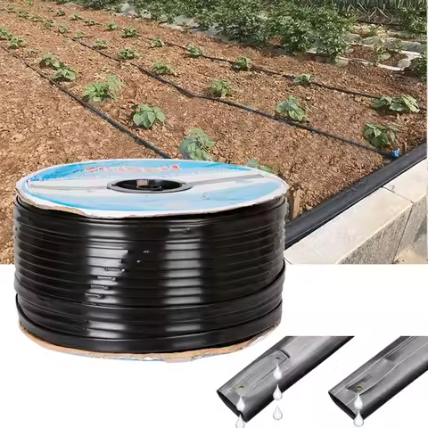 20-100M 16mm 0.2mm Thickness Drip Irrigation Tape Hole Space 10~50cm Soaker Greenhouse Farm Watering