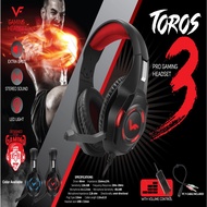 Vinnfier Toros 6 RGB Pro Gaming Headset Mic for  Extra Bass Headphone E-Learning Movie Music  Live S