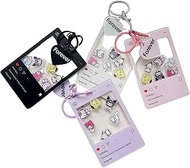 Kawaii Anime Key Holder Keychain with Adorable Cartoon Characters & Love Messages - Gift for Her/Him
