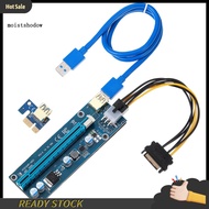 mw Gpu Mining Equipment Adapter Card 009s Pci-e Riser Card 1x to 16x Extension Cable for Usb 3.0 Graphics Card Fast Shipping High Quality Best Price