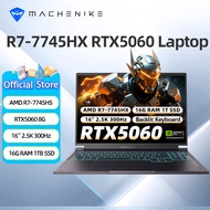 Machenike Light 16S AMD R7-7745HX RTX 5060, AMD R9-7945HX RTX5070 Gaming Laptop 16.0' 2.5K 300Hz Scr