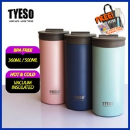 Tyeso Lockable Lid 360ml/500ml Tumbler Stainless Steel Elite Insulated Tumbler Hot & Cold Tyeso offi