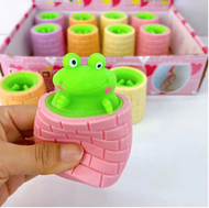 Cute Squishy Toys Cheese Mouse Toys Funny Rat Cup Squeeze Cup Toys for Kids Stress Reliever Toys Slime