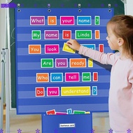 WATTLE Standards Pocket Chart, Educational Durable Classroom Pocket Chart, Large Class Schedule Char