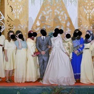 gaun pengantin hijab