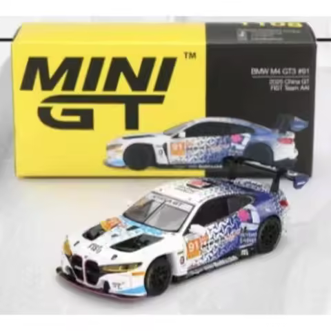 MINI GT 1:64 BMW M4 GT3 #91 FIST Team AAI 2025 China GT MINI GT China Vending Machine Exclusive Edit