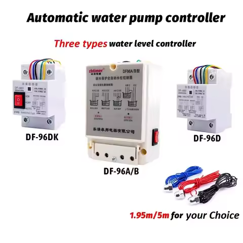 DF-96D/96DK Automatic Water Level Controller Switch 220V Tank Liquid Level Detection Sensor Porbe Wa