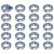 20PCS 6700- High Quality 6700  10X15X4mm Miniature Seal Deep Groove Ball Bearing,Blue