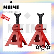 MJIMI 3T 2pcs Thickened Car Jack Stand Repair Tool Adjustable Heavy Height Duty Floor Metal Jacks Jek Kereta -4523