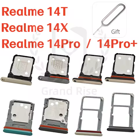 Sim Card Tray Slot For Realme 14T Realme 14X Realme14 Pro + PLUS Phone SIM Micro Sim Card Chip Drawe