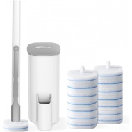 Disposable Toilet Brush-Toilet Cleaner, Toilet Cleaning Supplies, Toilet Brush with Bracket, 14 Repl