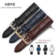 Omega Genuine Leather Watch Strap Men Women Omega/Original Seahorse Speedmaster Omega Butterfly Flying Pin Buckle Cowhide Bracelet