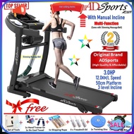 ⭐ ⭐READY STOCK⭐ ⭐ ♪ 3.0HP ADSports AD509 Home Exercise Gym Fitness Electric Motorized Treadmill Mesin Senaman Aerobik❈