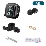 Solar Charging TPMS Motorcycle Tire Pressure Sensors Motorbike Tire Pressure Monitoring System Tyre 