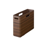 【KING JIM】KIINI 木質風格折疊收納箱  A4 深棕