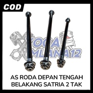 FRONT AXLE CENTER AXLE REAR AXLE SATRIA 2-STROKE