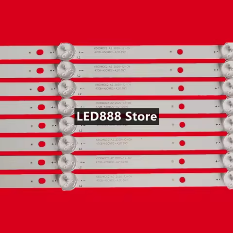 LED Backlight strip 50" 50PFS4012 50PFS4012/12 4708-K50WDC-A2113N01 K500WDK3 K500WDC2 SVK500AL1_WICO