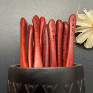 Jinlan Crochet Needle, Blood Sandalwood Standard Needle, Stainless Steel Crochet Needle, Handmade Kn