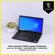 Dell Latitude 5300 Intel Core i5-8365U 16GB DDR4 RAM 256GB SSD Refurbished Laptop Notebook