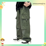 Cargo Jogger Pants for Kids Boy 321 in Green B02 4T-2