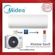 Midea R32 Inverter 1HP - 2.5HP Wall Mounted MSXS Series Xtreme SavE