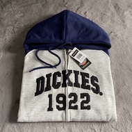 Jaket Hoodie Zipper DICKIES 1922 Kombinasi Texs Bordir Pria Wanita Premium Quality Holiday Style