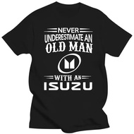 Men's T-Shirt Isuzu Car T Shirt Funny Old Man D Max Father's Gift Mom Novelty S-XXL Clothing