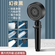iLeddog[Germany]Supercharged Shower Head Nozzle Filter Water Purification Bathroom Handheld Shower Lotus Seedpod Shower Head Suit