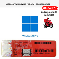 Microsoft Windows 11 Pro 64 Bit OEM Coa Sticker- ของแท้
