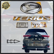 Daihatsu Terios Original Terios Emblem/ Daihatsu Terios Rear Luggage Logo Emblem