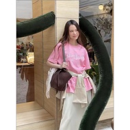 AIMER-Atelier T-shirt Pink (New in pack) With "Ateljer" Screen Print Giving A Parisian Girl New Item