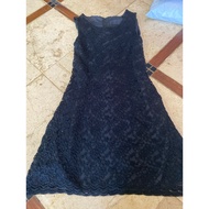 Black Lace Dress Bust 31 Inches