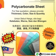 Polycarbonate Sheet (Roofing) [All Sizes ] Atap Awning Bumbung (Customize) Quality, Lasercut Availab