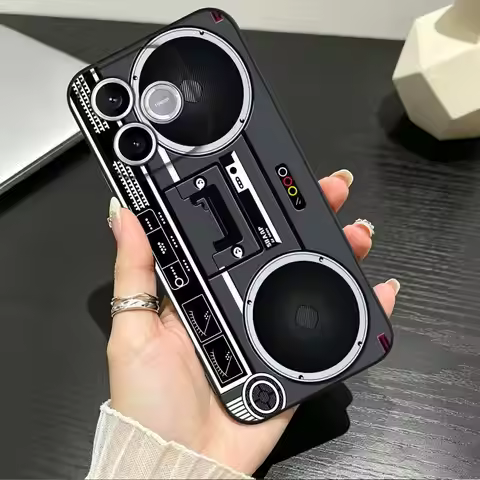 Boombox Flat Graphic Case for Honor 600 Lite X9a X9d 200 400 90 Magic5 X8 X9c 70 X5b X6 8X X7 X8d Ph