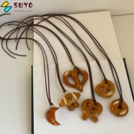 SUYO Bread Pendant Necklace, Alkaline Water Bread Food Fashion Versatile Pendant, Jewelry Accessory 
