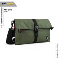 HIJAU ANT PROJECT - ANT 300 Army Green Messenger Shoulder Bag