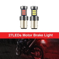 27LED Motorcycle Brake Light Bulb Flash & Non Flash T20/7443 1157/P21-5W (Strobe 3 Times+Constant)