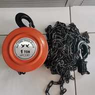 Chain block 1 ton x 5 meters pulley Chain pulley hoist