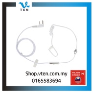 K Port White Airtube Earphone For TYTA8 TH-F8 BF-888S TK-3107 V1000 Talkie Walkie Fon Kepala Walkie 