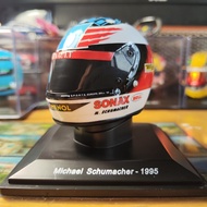 F1 Helmet Model 1: 5 Spark Schumacher 1995 Helmet Strap Water Sticker B195 Schumacher Schumacher Ben