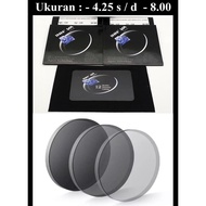 Original H-Index 1.59 Grey Innova Photochromic Minus Glasses Lenses