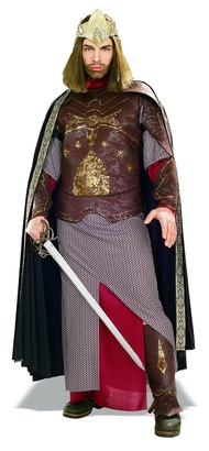 Rubie's Costume Co. Men's The Lord of The Rings Deluxe Aragorn King Gondor Costume