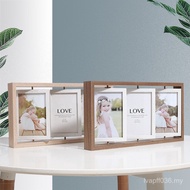 Photo Frame Photo Frame Platform Double-Sided Wooden Combination Inch Nordic Creative 6 Photo Frame 