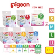 Pigeon SofTouch™ Peristaltic PLUS  Wide Neck Teat Nipple Pigeon Bottle Wide Neck Botol Susu