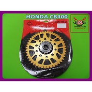 HONDA CB400-"JOMTHAI" (15T) REAR SPROCKET (No.525) "GOLD" // 15 Teeth GOLD Color