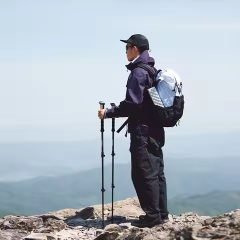 Naturehike Far wind 3-section Telescopic Carbon Trekking Poles Ultralight Stretchable Hiking Walking