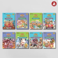 NANMEEBOOKS Book Set Cookie Run Kingdom School Volume 1-8: Knowledge Cartoon