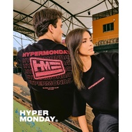 HYPERMONDAY -LIVE- <"Loop"> Oversized T-shirt (Made with Scubalycra 330gsm