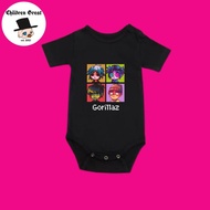 GORILLAZ baby clothes BAND baby t-shirt/ jumpsuit/ baby jumper/ baby jumpsuit/ baby bodysuit/ baby k